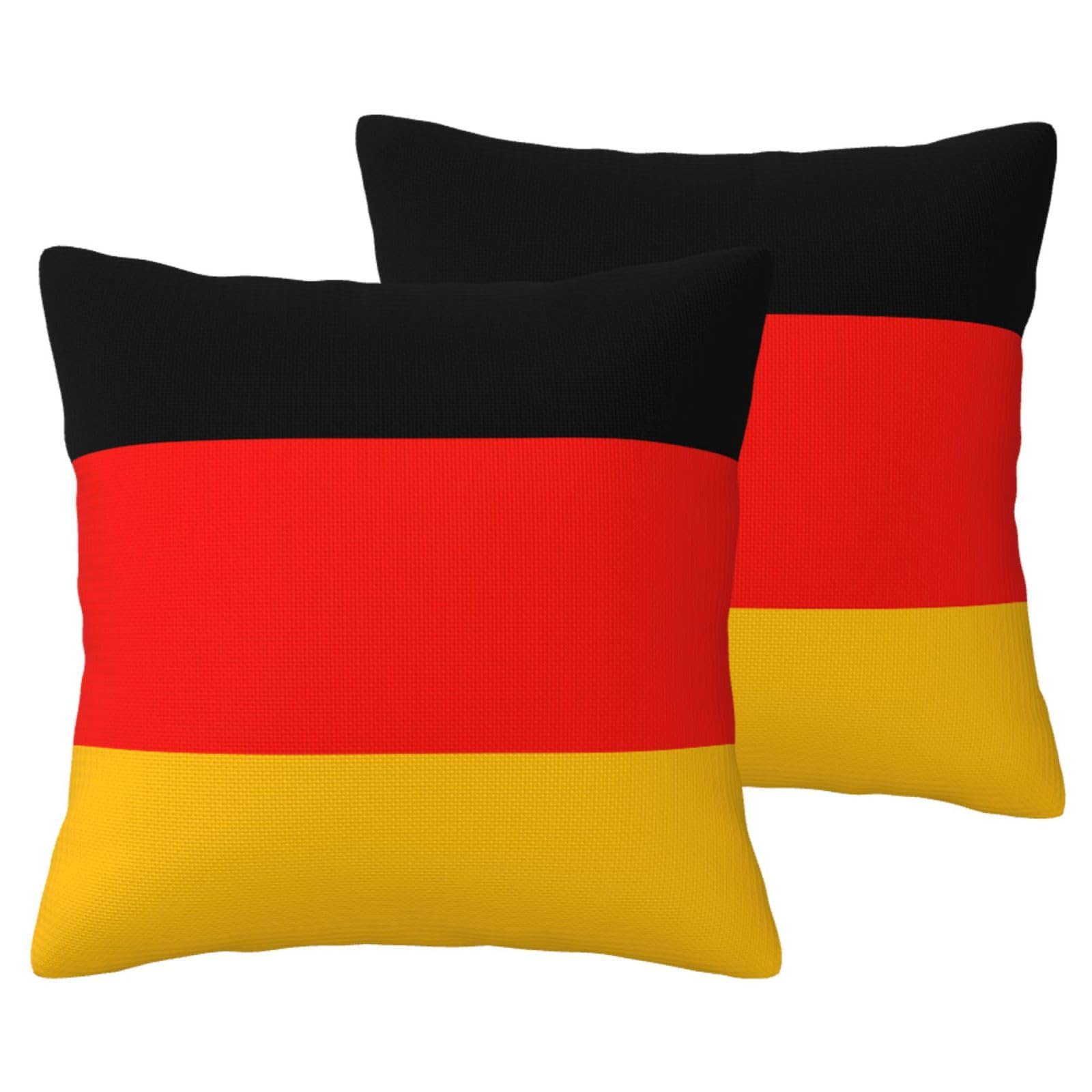 Housse de coussin drapeau allemand pour vibrer lors des soirées match