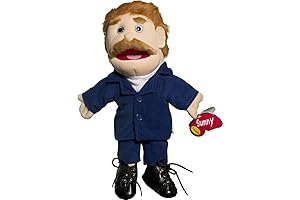 The Original Dad in Blue Suit Glove Puppet