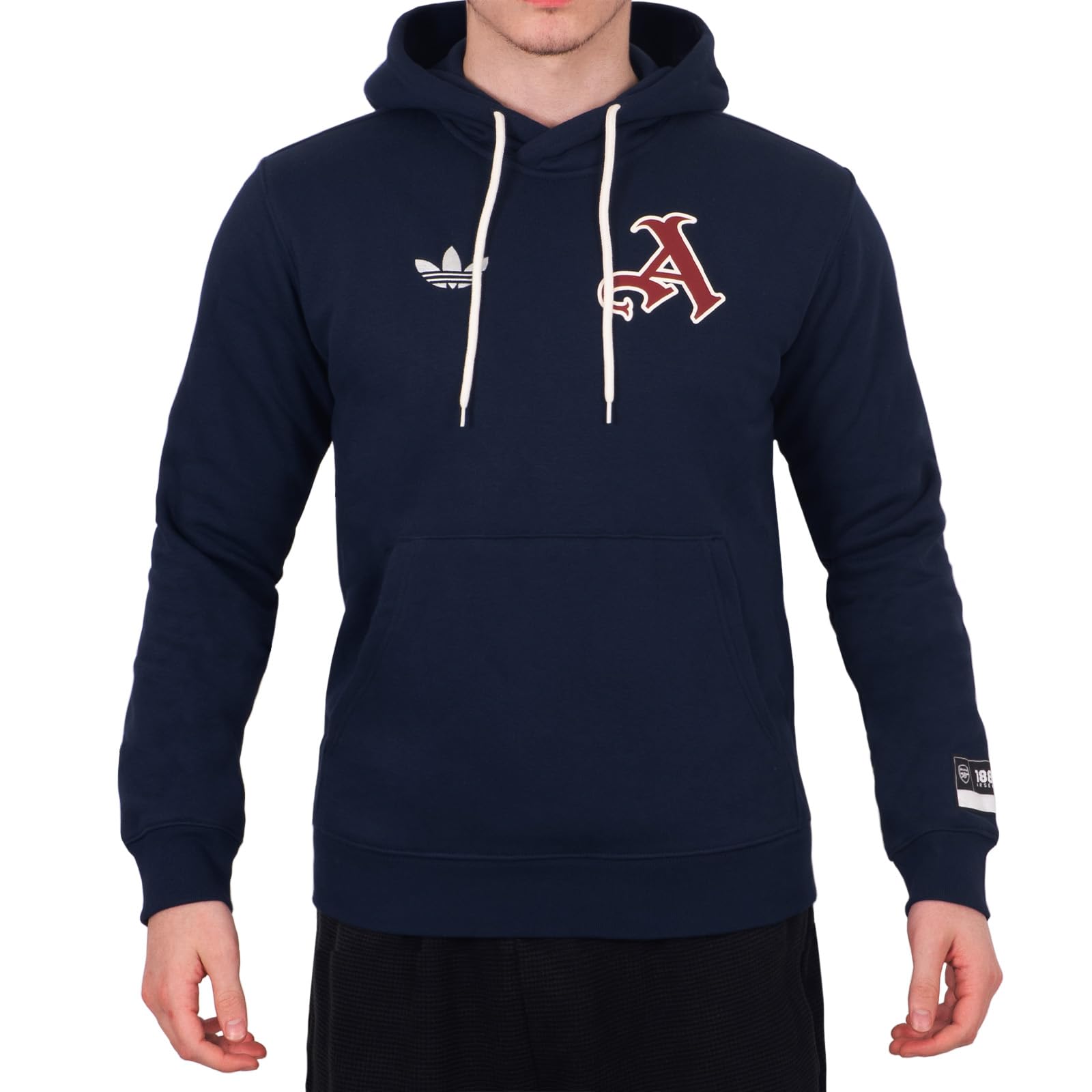 Arsenal Men's Navy Blue Official Pullover Hoodie Navy Medium
