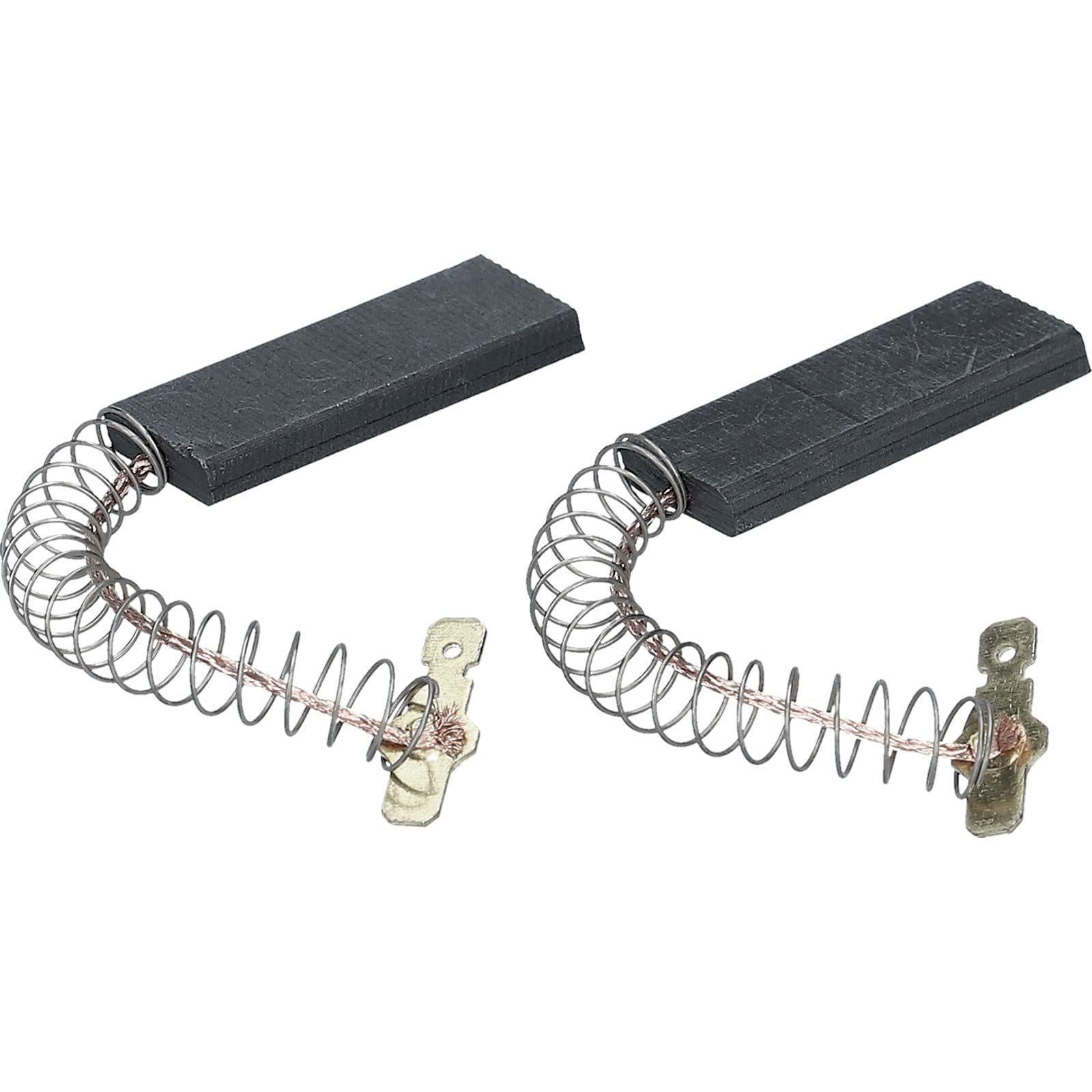 Spazzole Carbone Motore Bosch Siemens - 2 Paia Con Connettori 6.3 - Foto 5