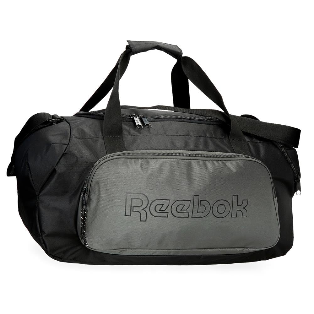 Reebok Arlo Black Travel Bag, 31 x 46 x 16 cm, Polyester, by Joumma Bags