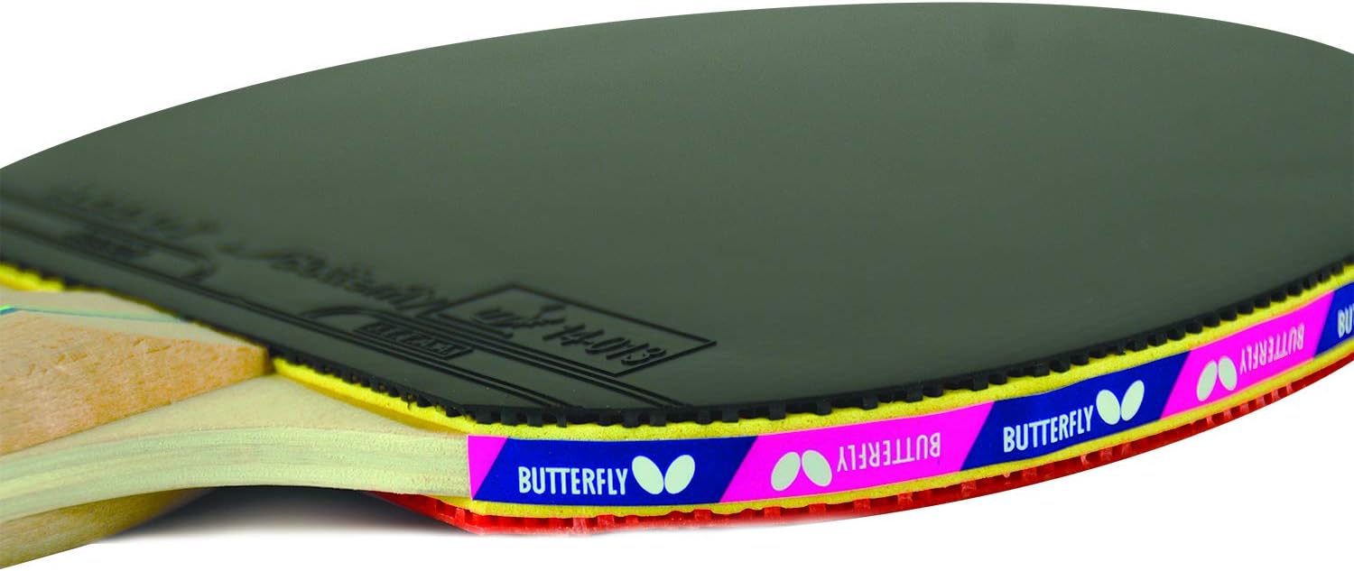 Butterfly RDJ Shakehand Table Tennis Racket Set - RDJ Series - Recommended For Beginning Level Ping Pong Players - International Table Tennis Federation Approved