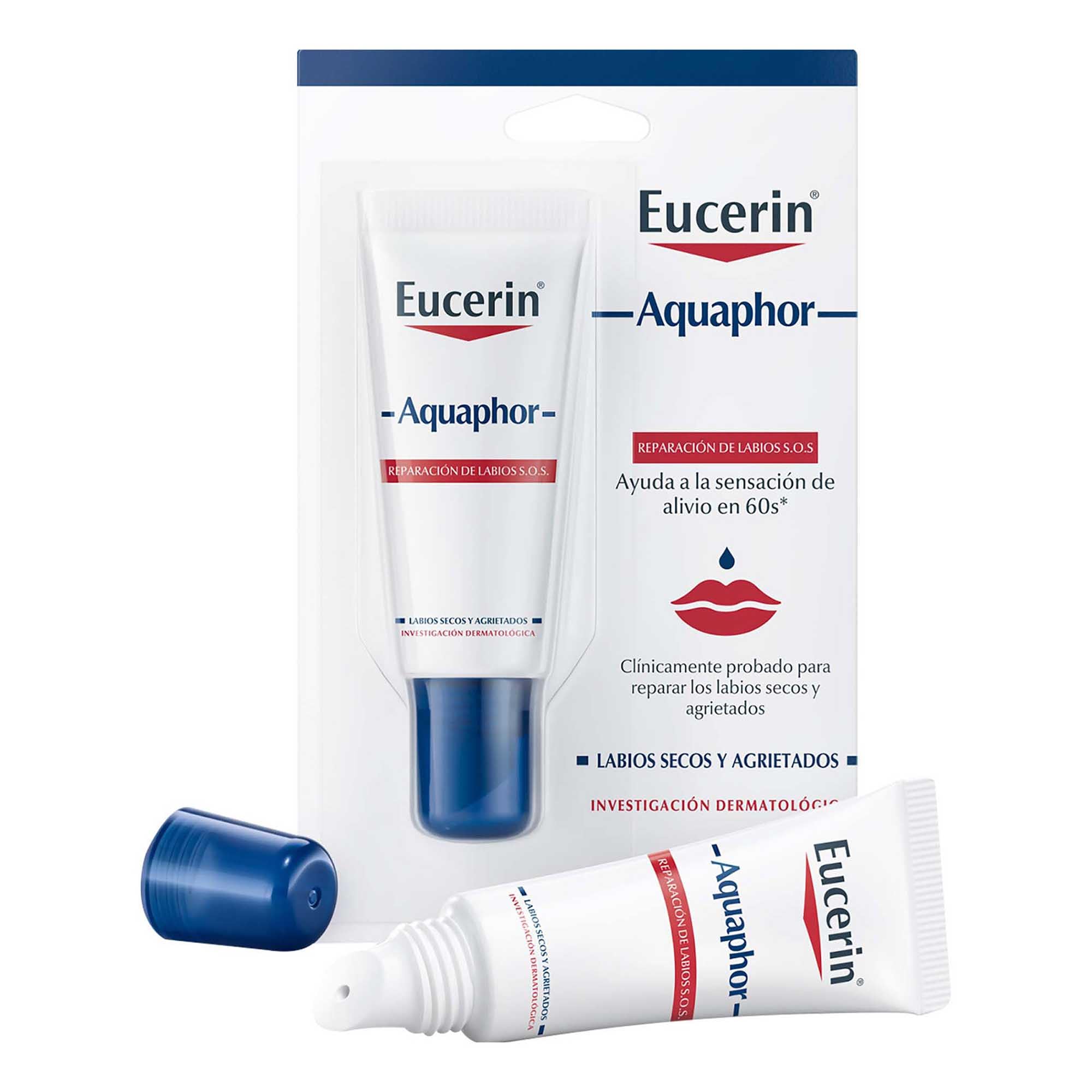 Eucerin Aquaphor SOS- Reparador De Labios , 10 ml