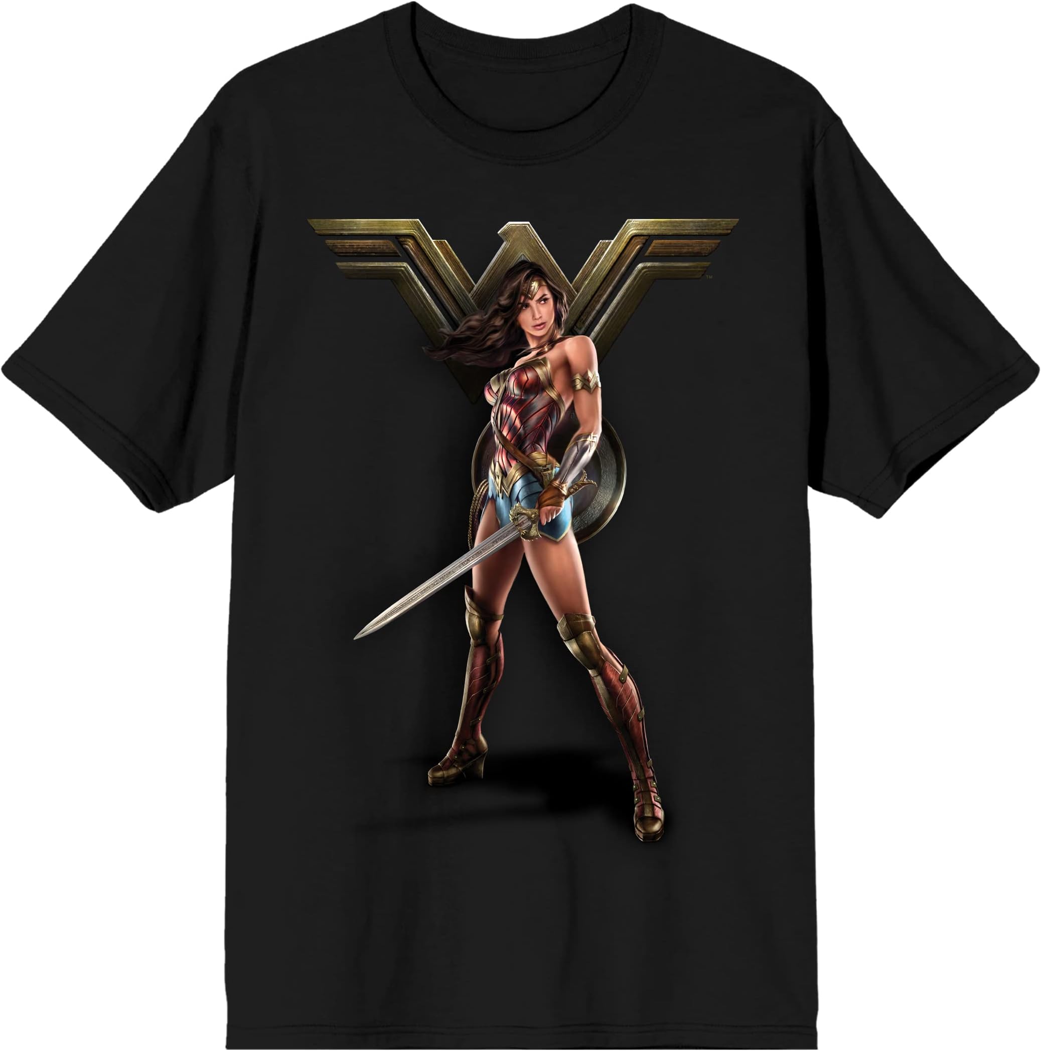 Bioworld Wonder Woman Black T-Shirt