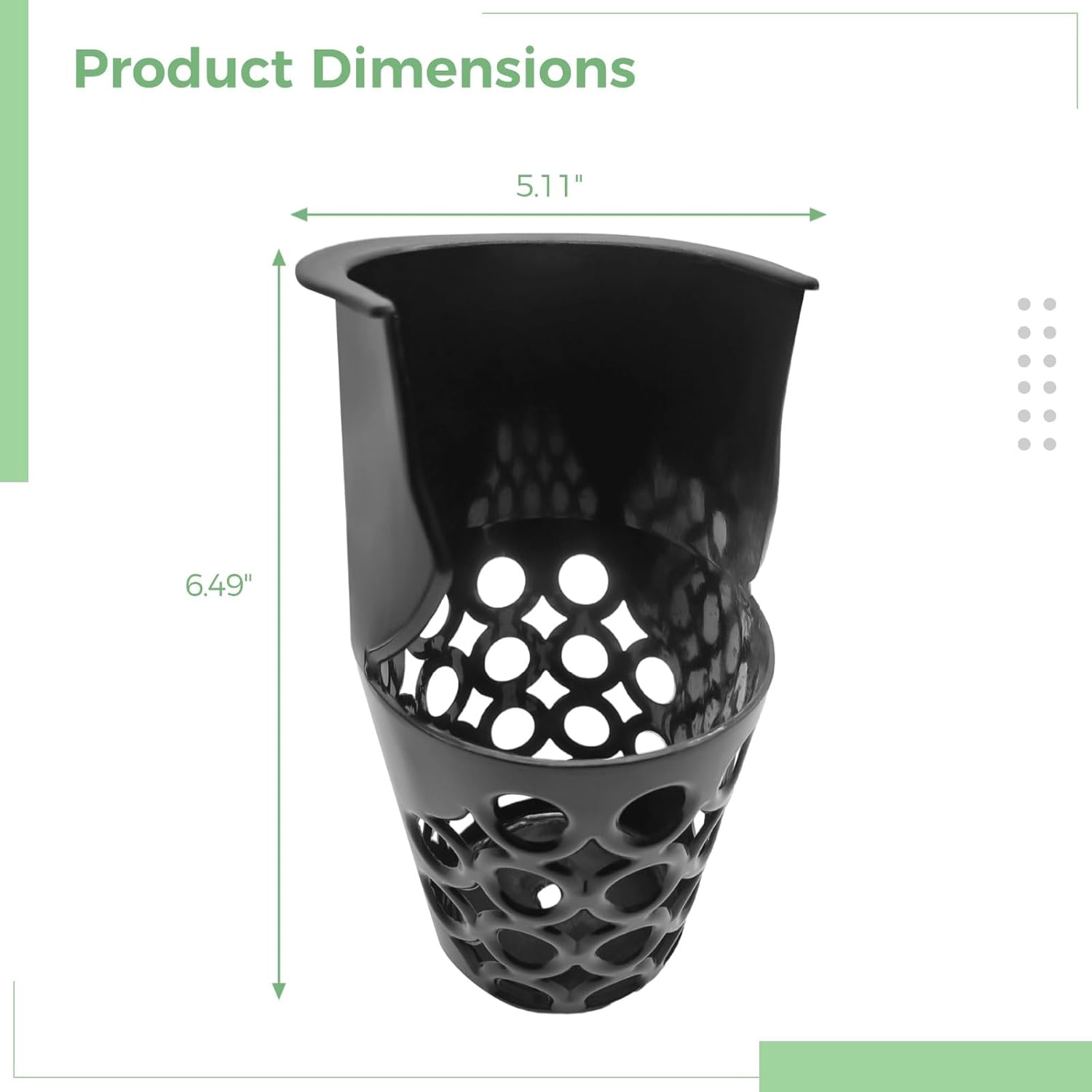 6 Pcs Pool Table Pockets, Black Billiard Net Bag Replacements, Pp Plastic Mesh, Fits Standard Billiard Tables, 5.1 X 6.5 Inches, Easy to Install