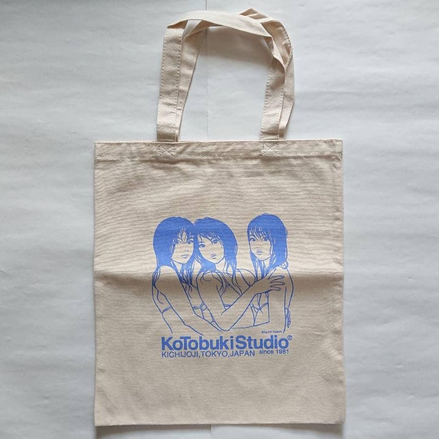KoTobukiStudio トートバッグ 江口寿史サイン入り Amazon.co.jp: 江口寿史 KOTOBUKI STUDIO 寿スタジオ トートバッグ