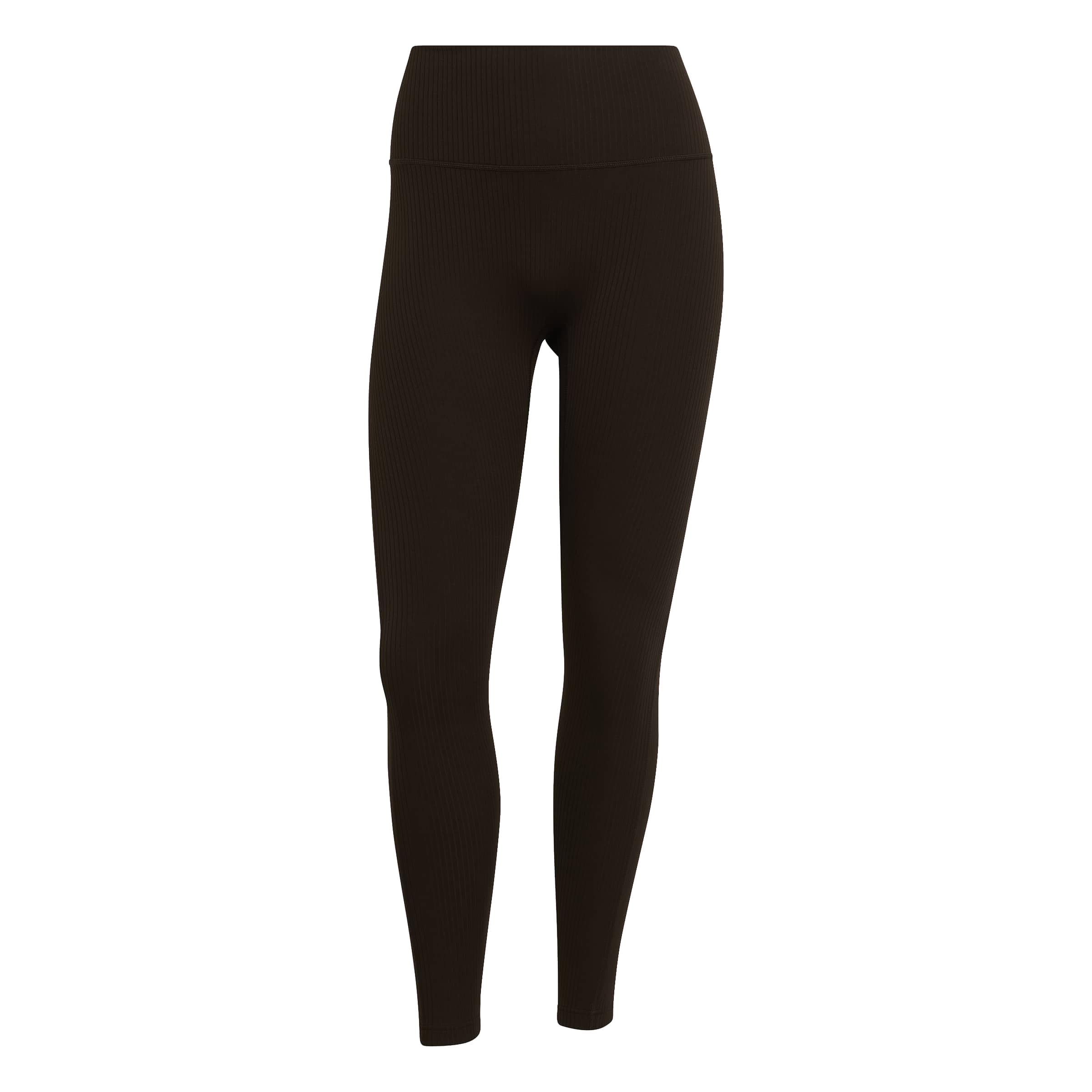adidas Women's All Me Rib 7/8 Leggings, Aurora Coffee, M
