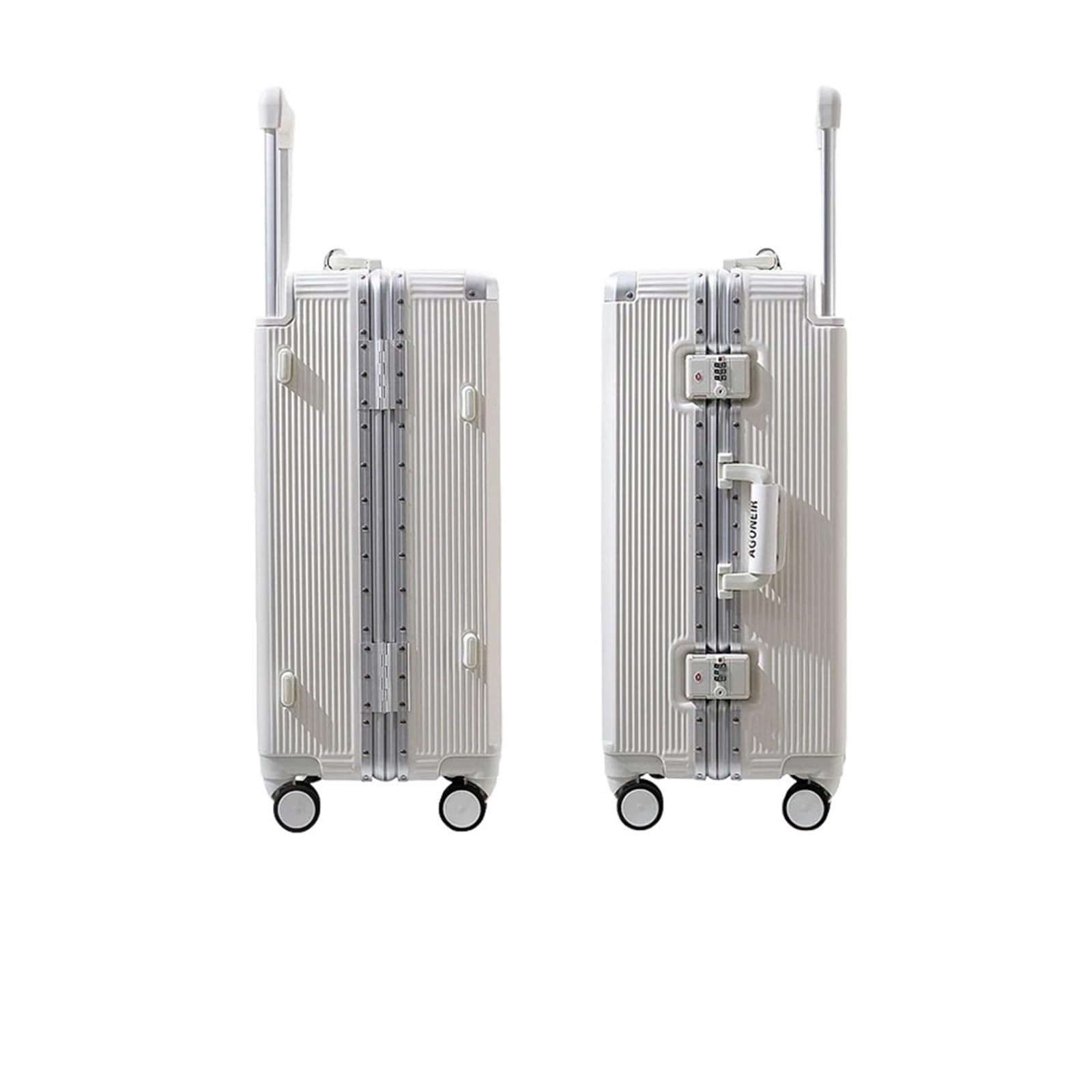 Sensore di velocità delle ruote da 50,8 cm, 55,9 cm, 61 cm, 61 cm, 66 cm, telaio in alluminio, trolley con portabicchieri, sensore di velocità delle ruote anteriori (grigio, 55,9 cm)