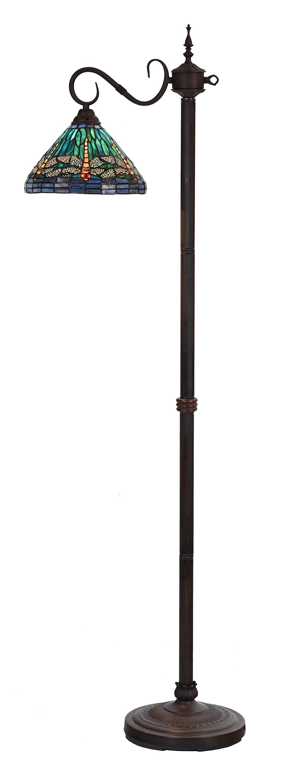 Zhimei Tiffany Standard Floor Lamp, Stained Glass, 161