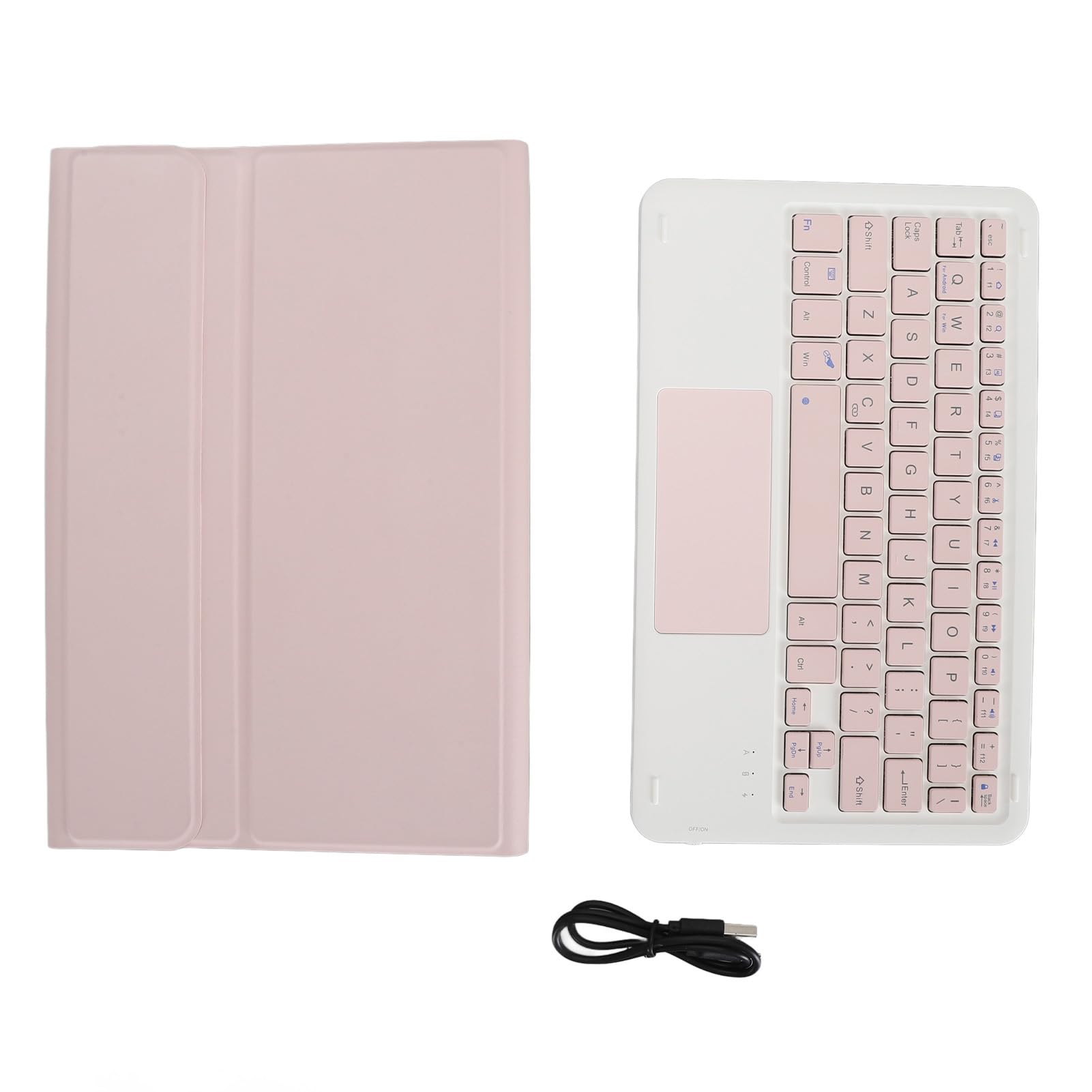 Ejoyous Tastaturhülle für Pad 6 Pro 11 Zoll, Magnetisch Abnehmbar (PINK)