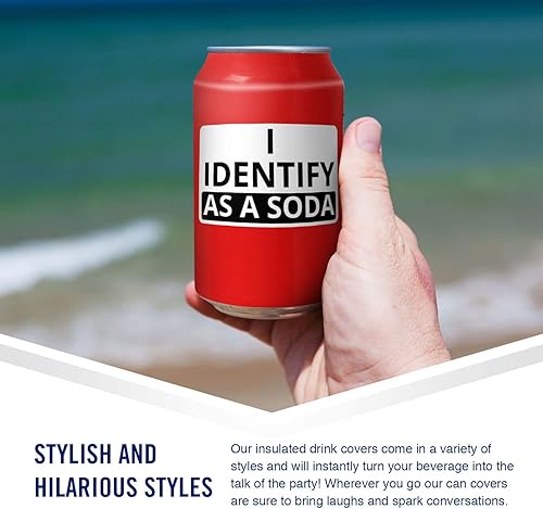 Miniatura 6 de Beersy Funda de silicona para latas de soda, funda de silicona aislada, aislante de latas multiusos, cubierta de bebida ajustada, soporte para