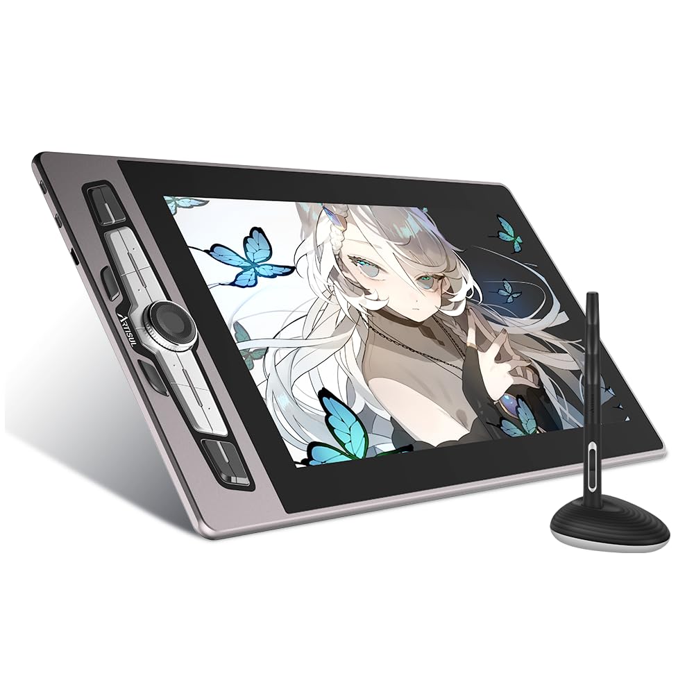 Amazon.co.jp: Artisul 液タブ SF感溢れる超薄型 液晶ペンタブレット  