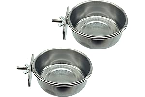 Tfwadmx Parakeet Food Bowl 2 Pack