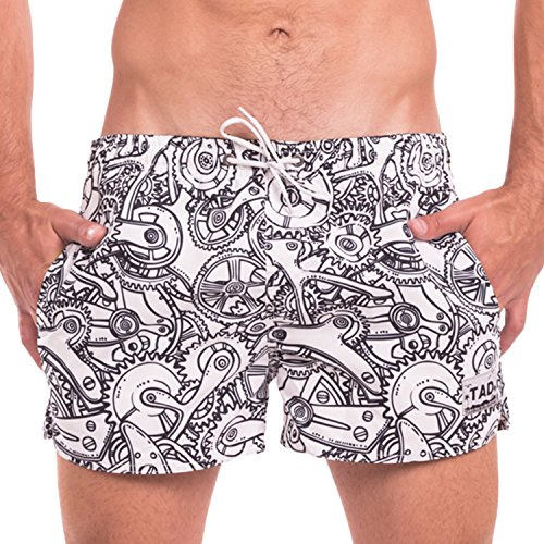 Taddlee Men Swimwear Swimsuits Swim Surf Board Trunks Shorts Quick Drying Bottom