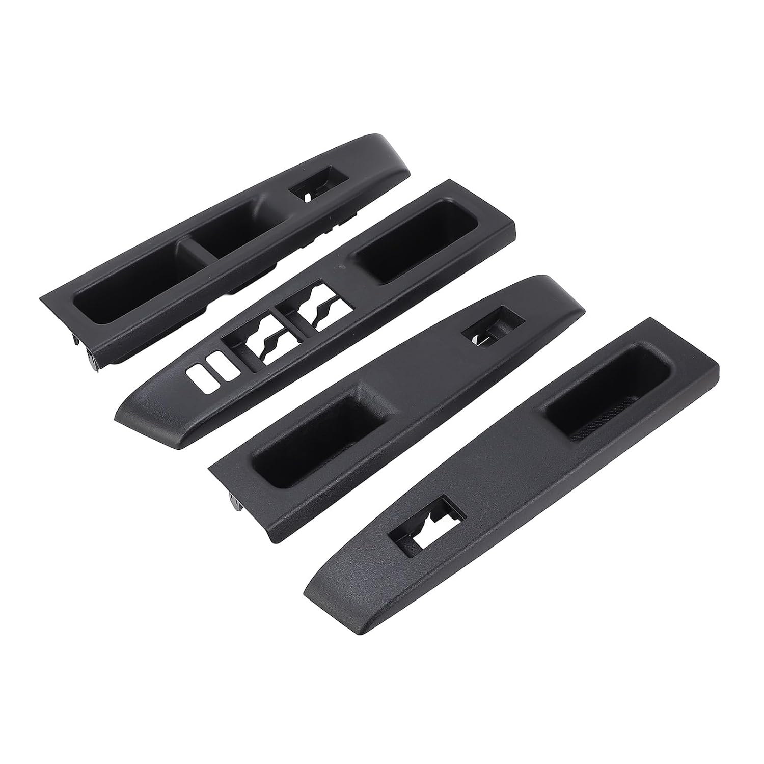 4Pcs Door Window Switch Panel: for Vitz 2010 2014, Driver Side Front Armrest Upper Base, Replaces Oe 74272 52220 C0
