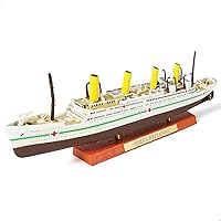Vista 7 de 1/1250 RMS Titanic Modelo de Barco Crucero Clásico de Aleación Metálica Fundida a Presión Modelo de Barco Legendario Crucero Británico con Soporte