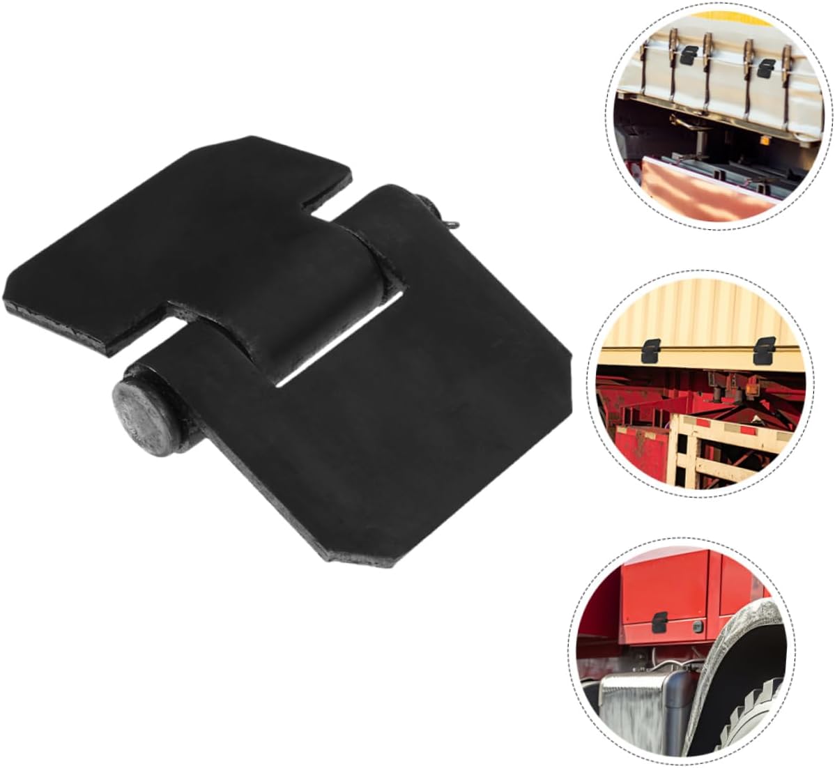 2pcs Metal Trailer Hinges Weldable Hinges Detachable Axle for Rvs Dump Trucks and Gates Strong