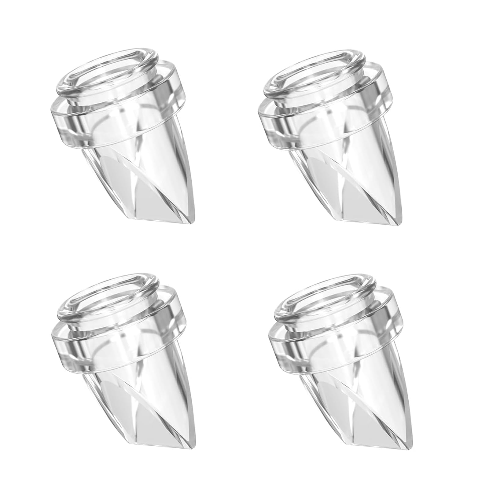 4pcs Duckbill Valve Wearable Breast Pump Replacement Parts