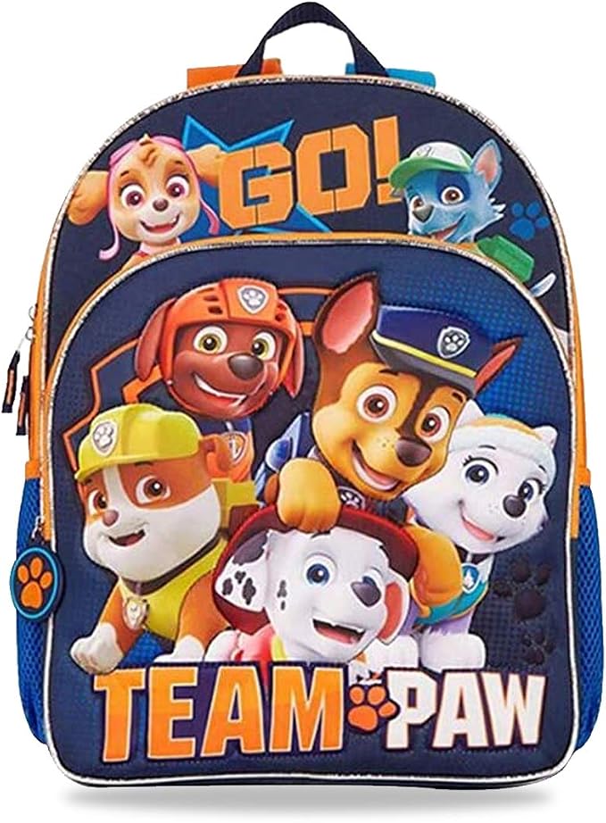 Paw Patrol Zainetto Ragazzino, Zaino Scuola Elementare Con Personaggi  Patrulla Canina Chase, Rocky e Skye, Zainetto Bambina, Borsa Scuola Materna  Nido, Zainetto Asilo Bambino, Weekend, Regalo Bimbo : Amazon.it: Valigeria
