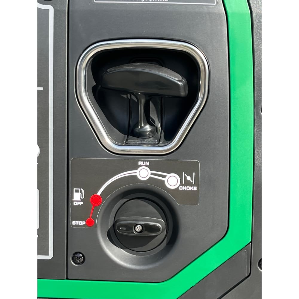FME Inverter Stromerzeuger 3800 Watt XG-SF 4000ER Benzin Stromgenerator leise 230V 4-Takt Leicht als Notstromaggregat Backup Stromausfälle für Camping Wohnwagen Garage Baustelle