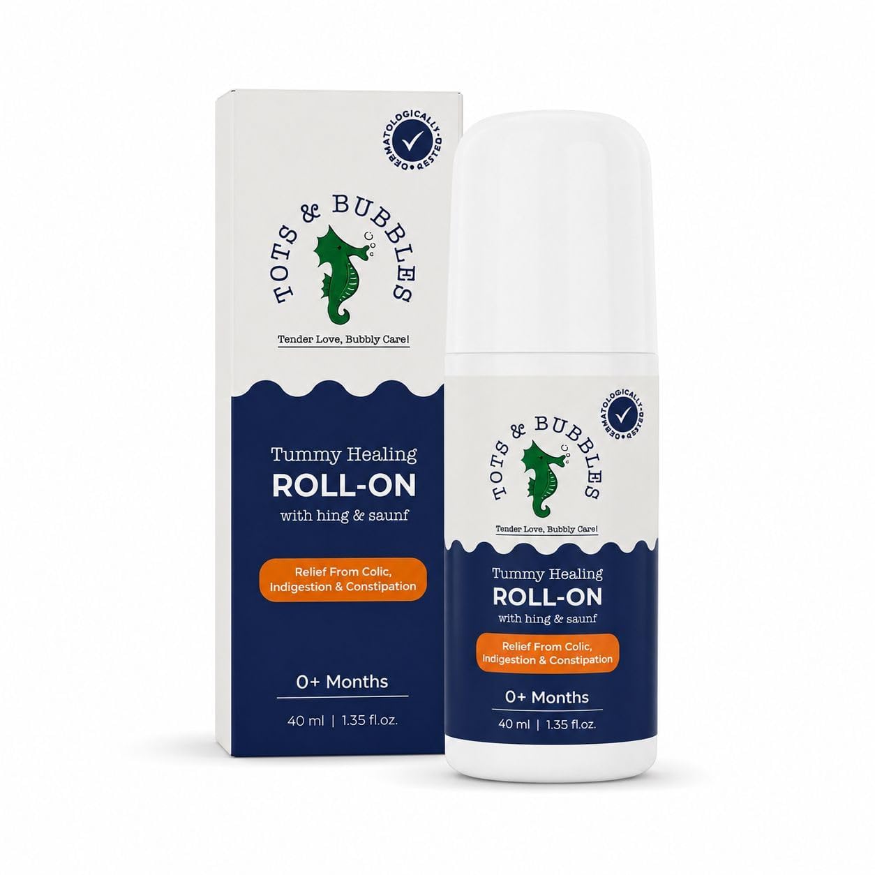 Tots & Bubbles Tummy Healing Roll-On for Babies with Hing & Saunf Colic, Gas & Constipation Relief |Gentle Roll-On | 40 ml-image-20