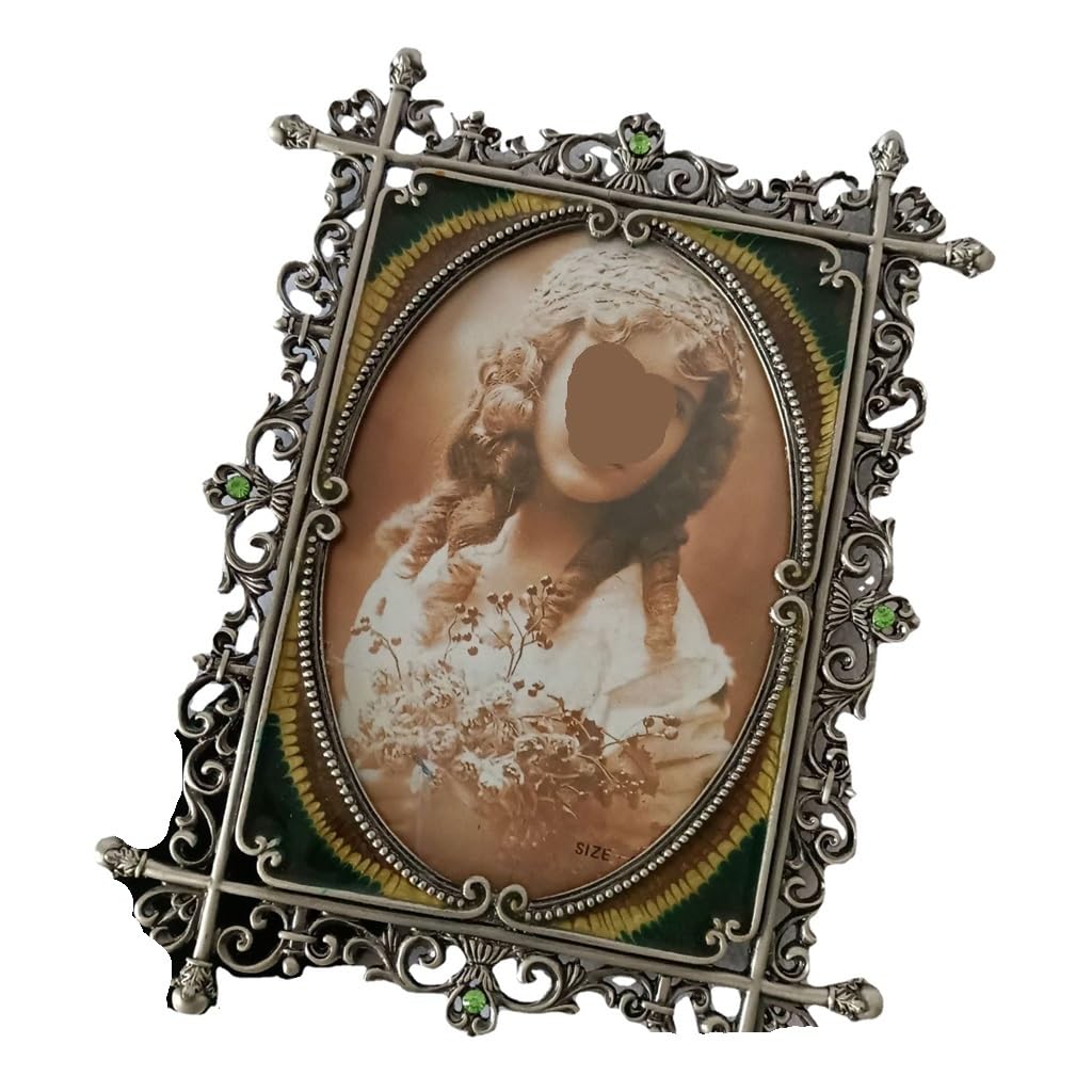 MOBYGKFY Metal Retro Frame With Lightweight Home Decor Embellishments