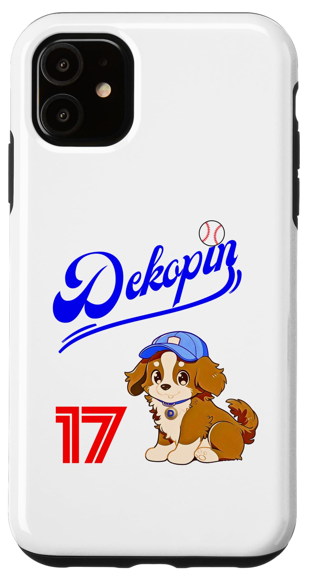 Amazon.co.jp: デコピン、デコイ、犬シャツ、No.17、大谷、愛犬、コー