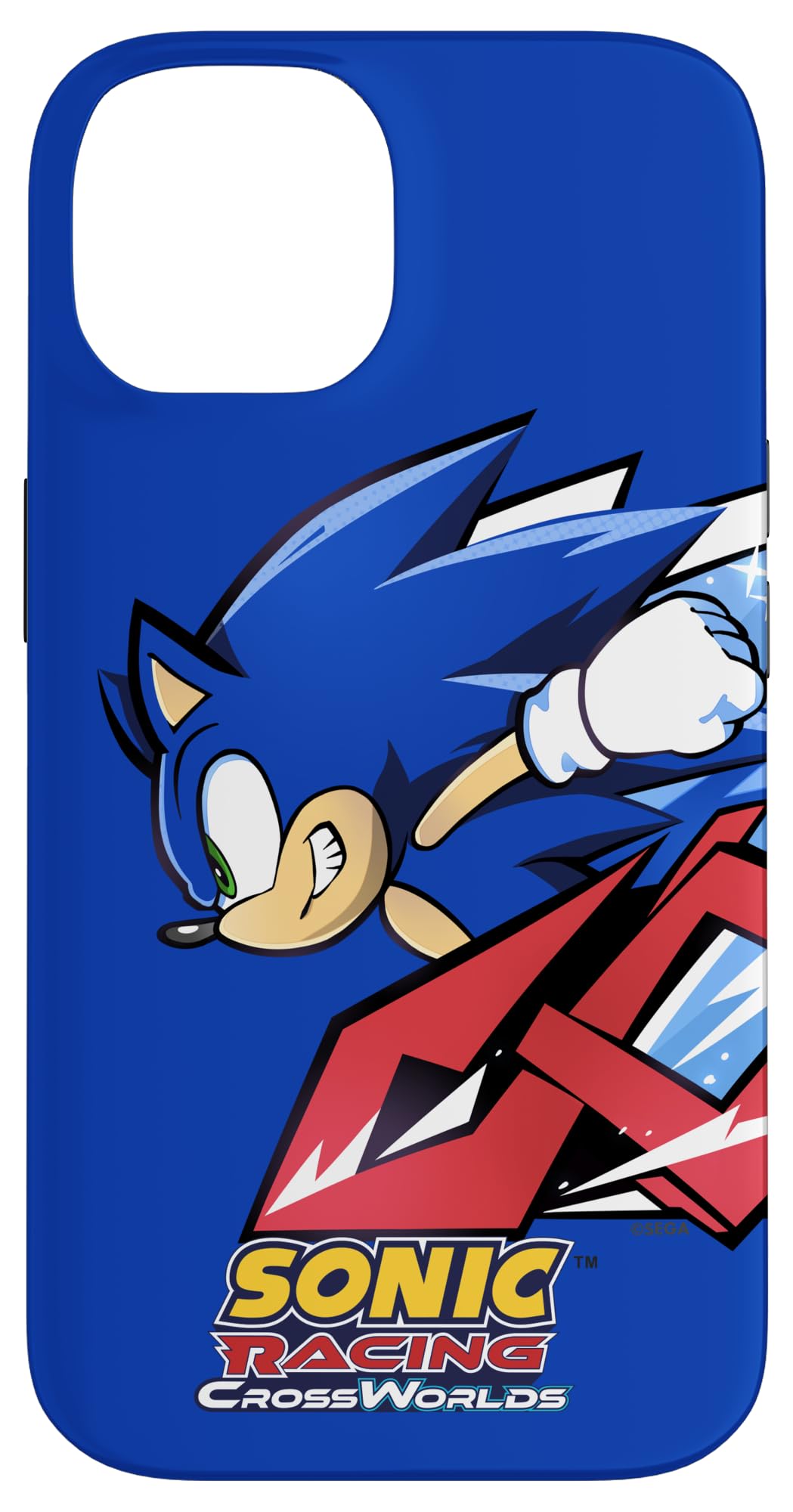 Sonic Racing CrossWorlds - Sonic Decal Case for iPhone 14