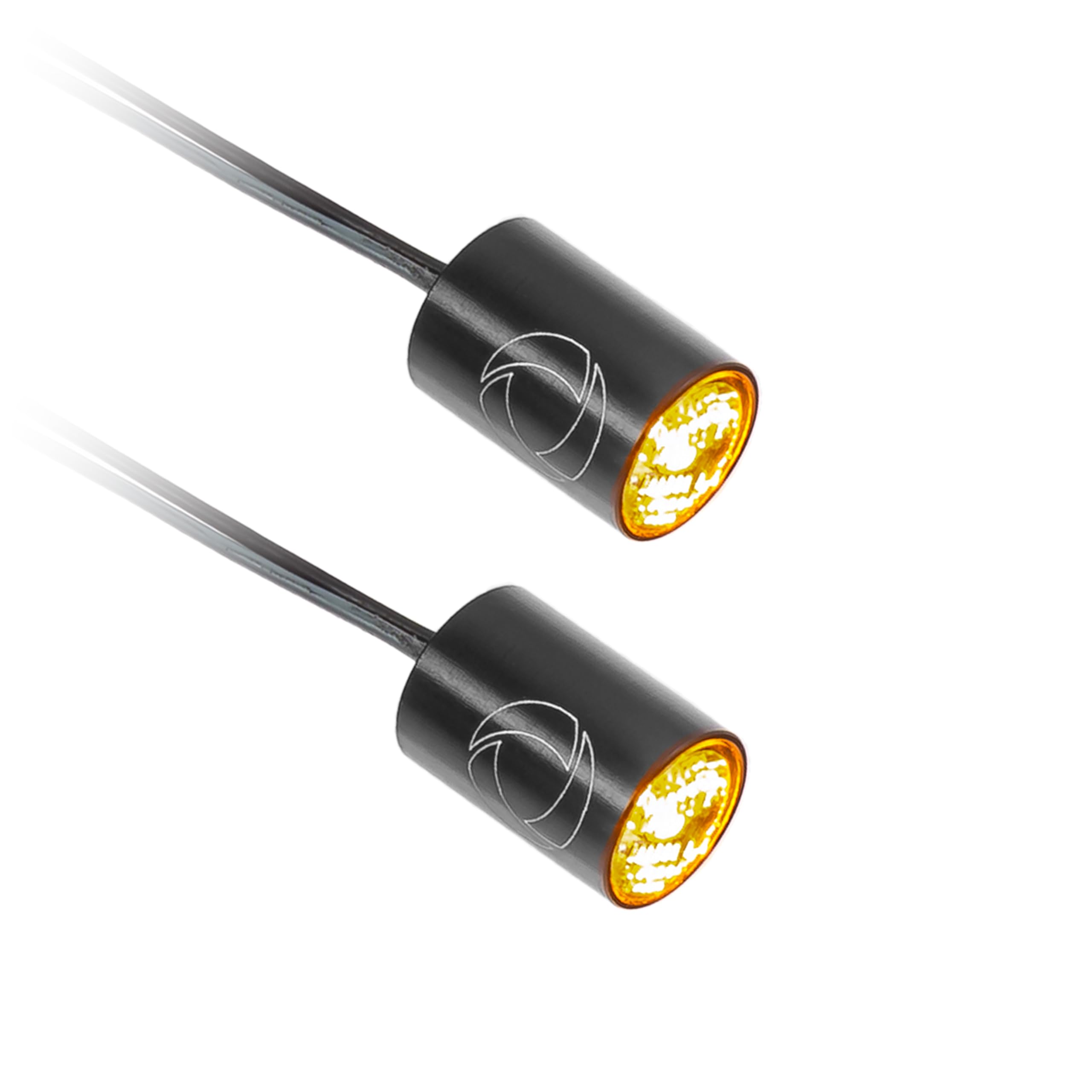 Kellermann Atto Integral Dark LED Mini Intermitente Negro Cristal Tintado Par