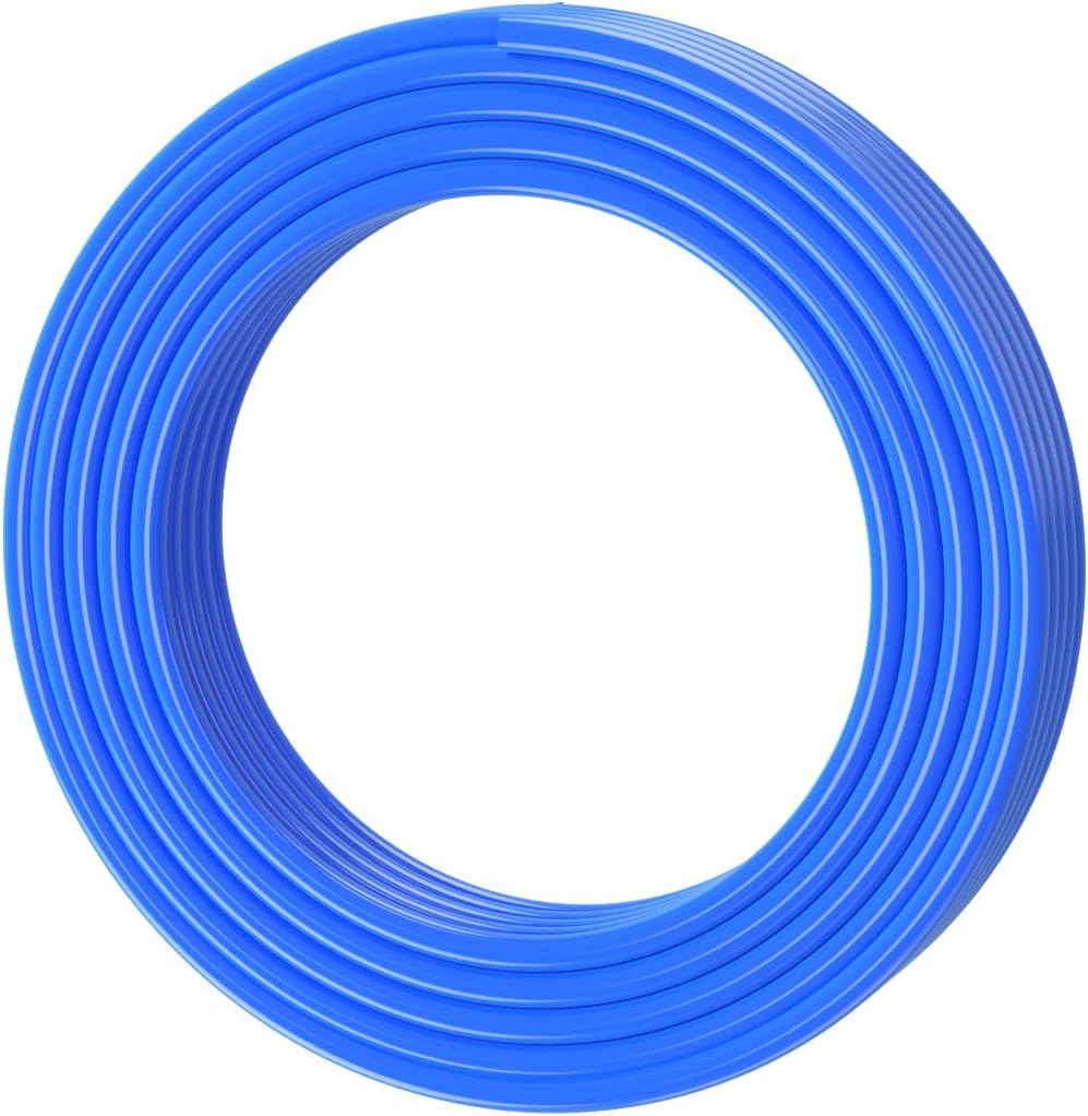 PU tube 8mm OD 5mm ID Polyurethane tubing Pneumatic hose air pump Air compressor gas pipe air line Blue 100Ft 32 Meter