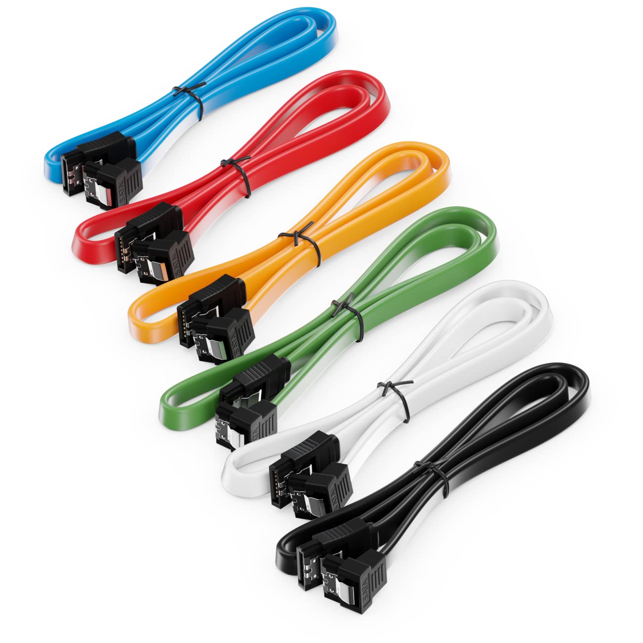 Interno SATA 3.0 6Gbps Cavo Dati 50cm Colore Connettore Nylon - Foto 8