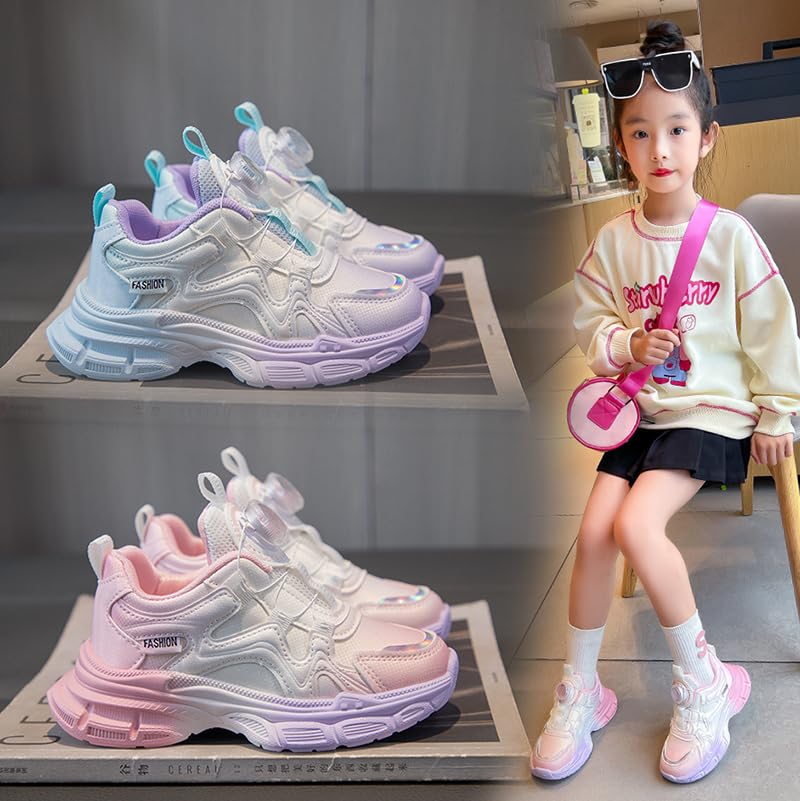 JKXK子供靴 ダイヤル式 簡単着脱 軽量