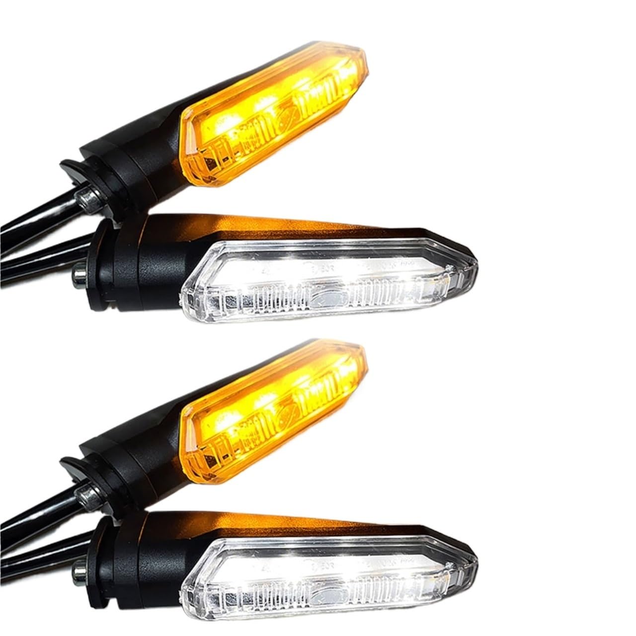 Per CRF250L ADV150 CBR650F NC750X XADV 750 Moto Indicatori Di Direzione Lampeggiante Dinamico 12V Lampada Segnalazione A Doppio Colore