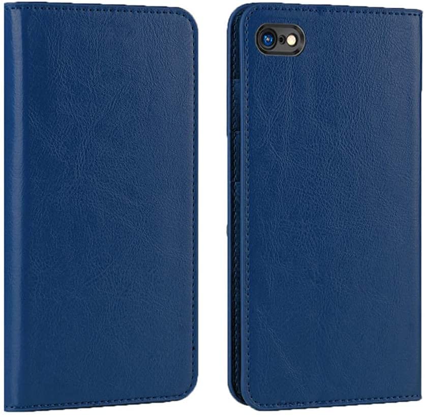Étui de téléphone à rabat KANUZ bleu : fini les écrans brisés sur iPhone 7/8/SE 2020