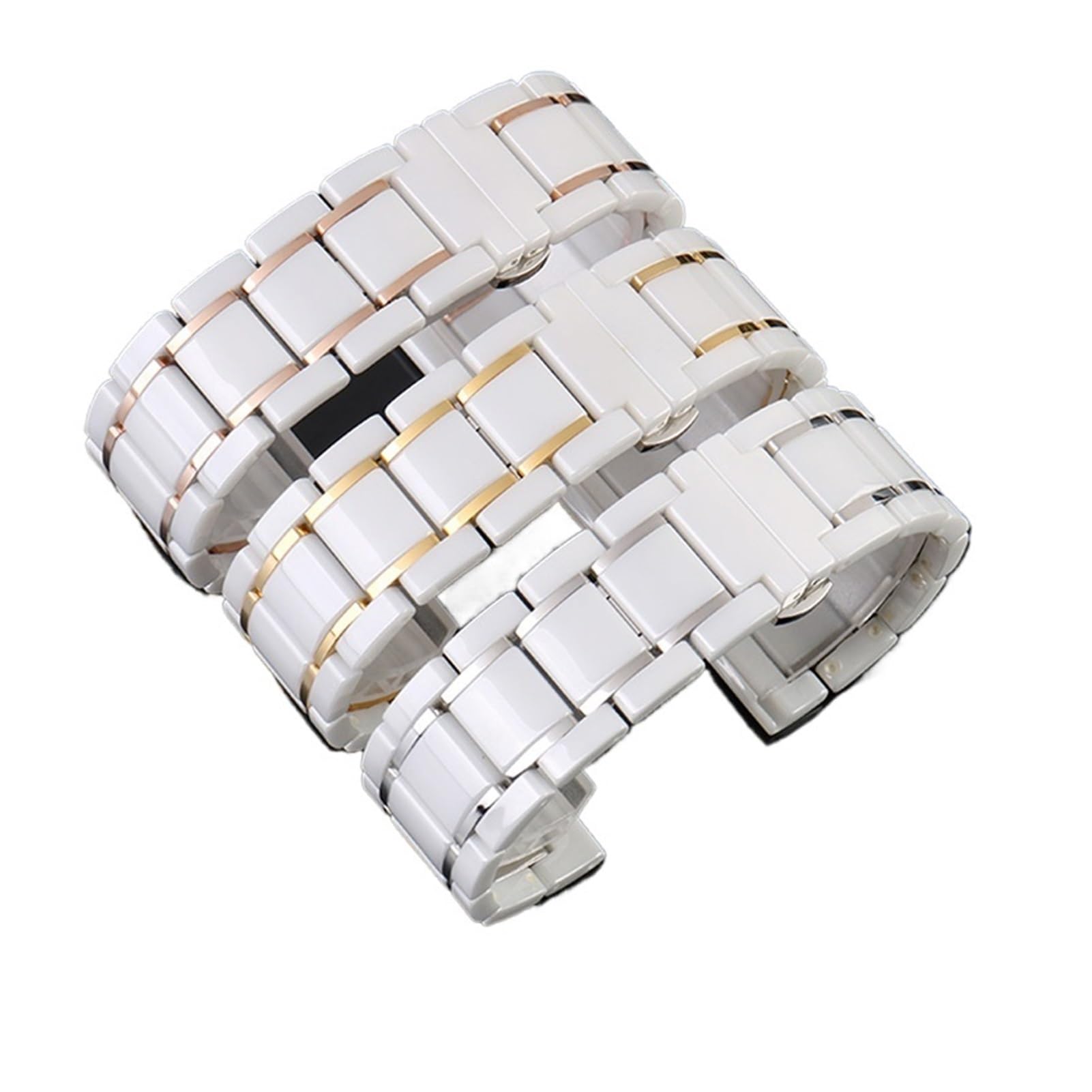 Bracelet de montre en céramique 14 mm, 15, 16, 17, 18, 20, 22, compatible avec les montres Huawei Ticwatch, for femmes et hommes, tendance
