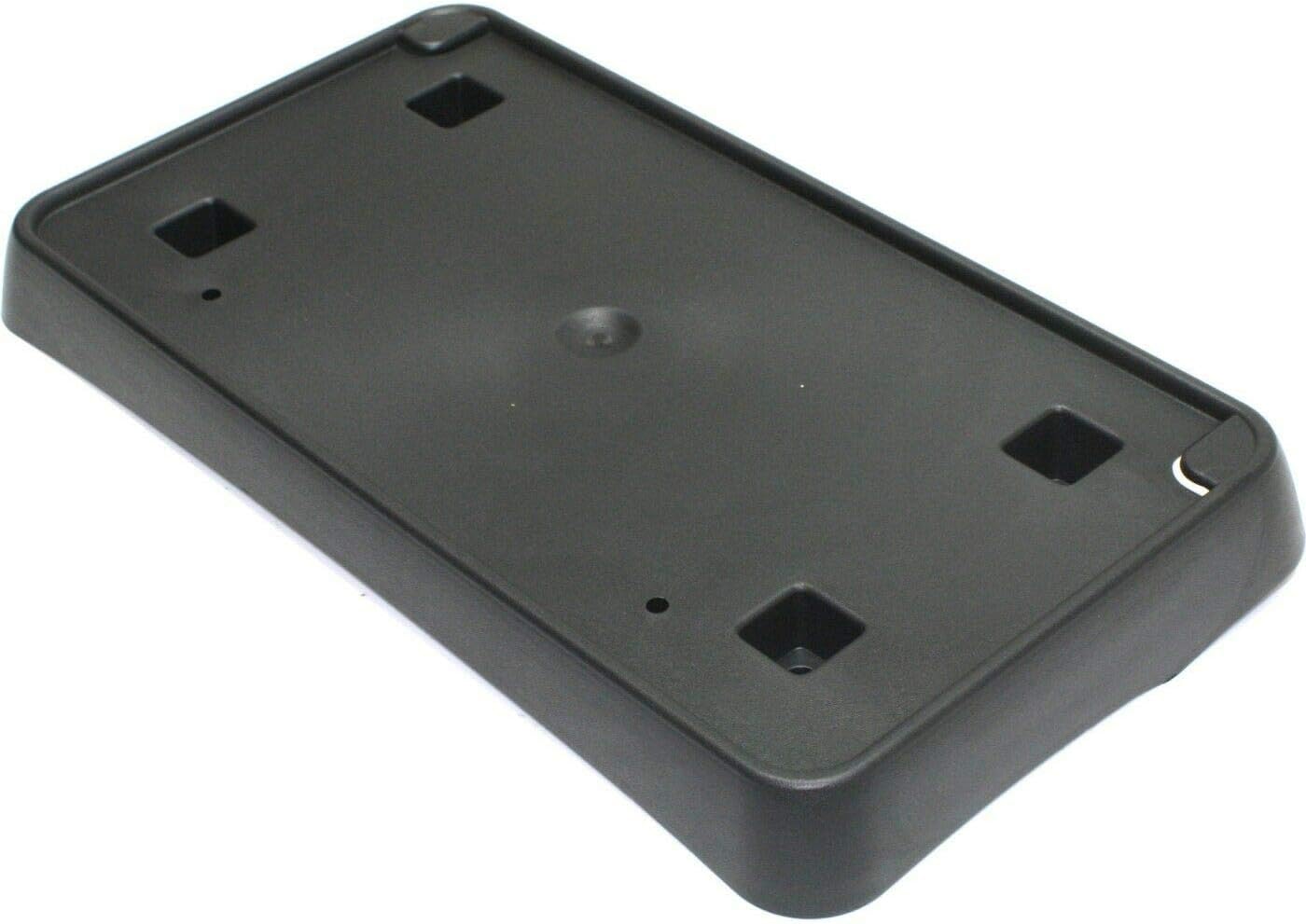 DAT AUTO PARTS Front Bumper License Plate Frame Tag Mounting Bracket Holder Replacement for 2014 2015 2016 Jeep Grand Cherokee Except Summit Models Black Textured Plastic CH1068124 68144511AB