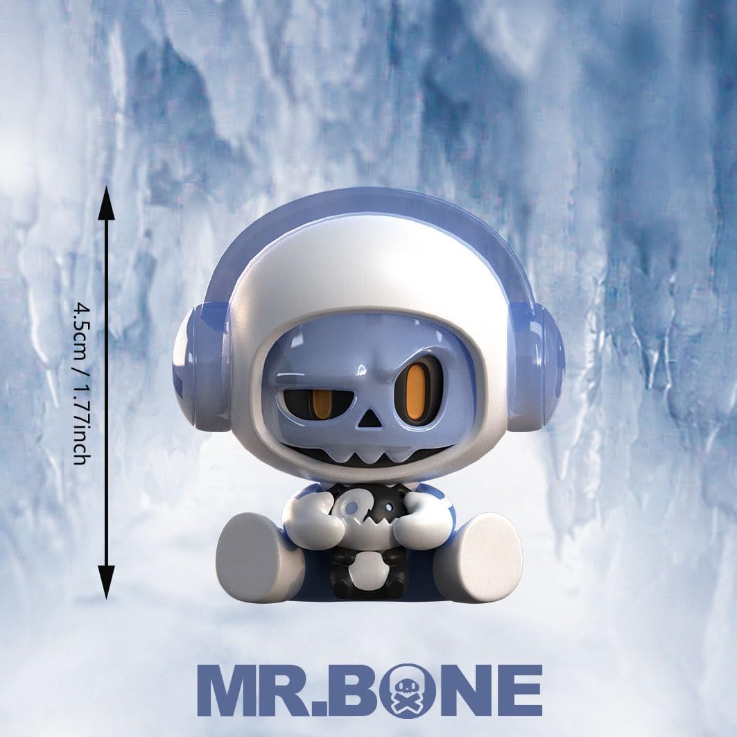 ROSACEAE Mini Skull Series Blind Box Figures Halloween Skeleton image 3