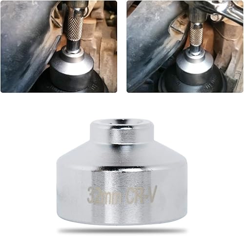 Miniatura 8 de HIFROM Reemplazo de llave de filtro de aceite, enchufe de filtro de aceite de 1.260in, herramienta de enchufe de perfil bajo de 38 pulgadas, llave