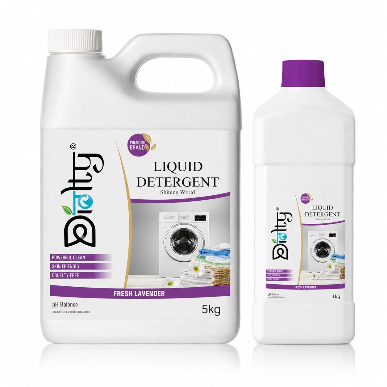 Diolty 6kg Liquid Laundry Detergent Lavender Scent | Concentrated Bio-Enzyme Stain Remover | HE Front Load Top Load Safe | ColorSafe Fabric Protector | 100+ Washes Family Value Pack