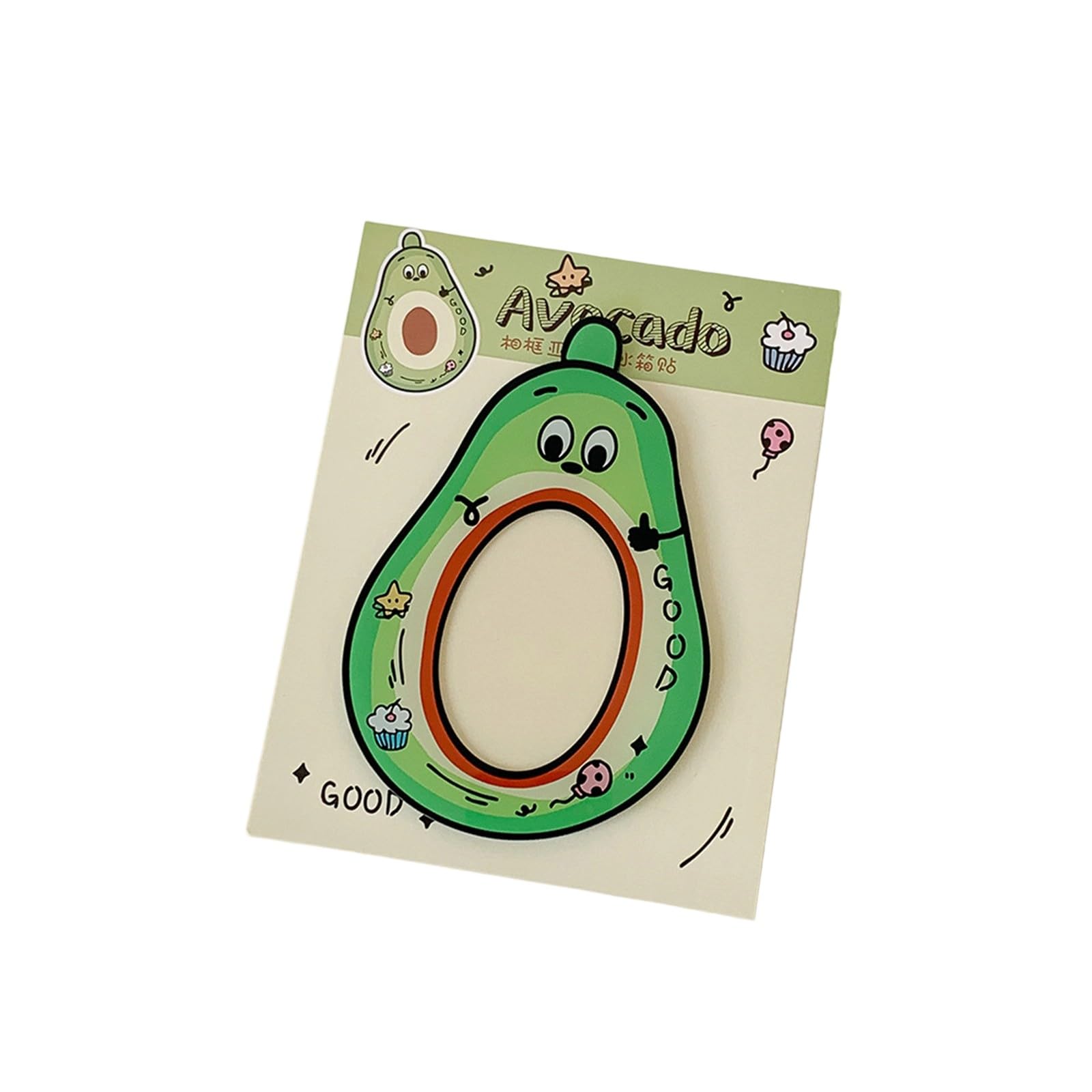 Nucelit Cartoon Fruit Shape Photo Frame for Refrigerator with Strong Holding Acrylic Photocard Holder Display Fruit Acrylic Fridge Magnets