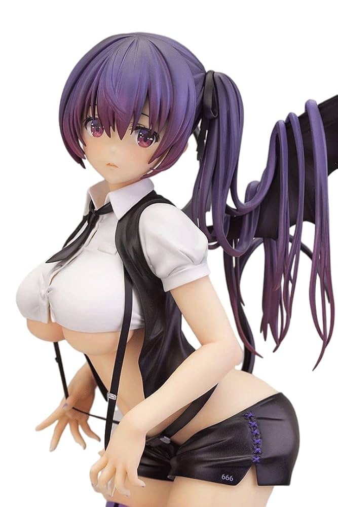 Amazon | 巨乳小悪魔フィギュア 服を脱ぐ 16cm PVC Amatime 製
