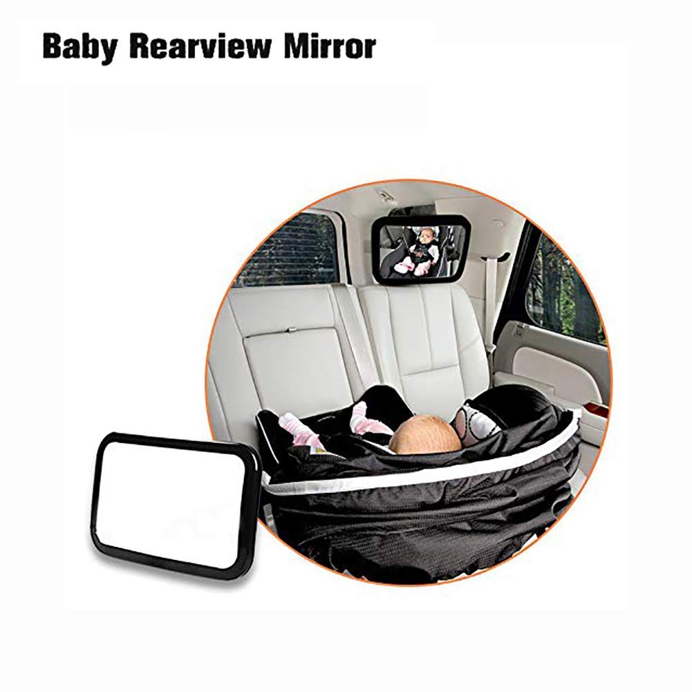 FXxswey Bébé Siège arrière miroir, 360 ° réglable arrière de voiture