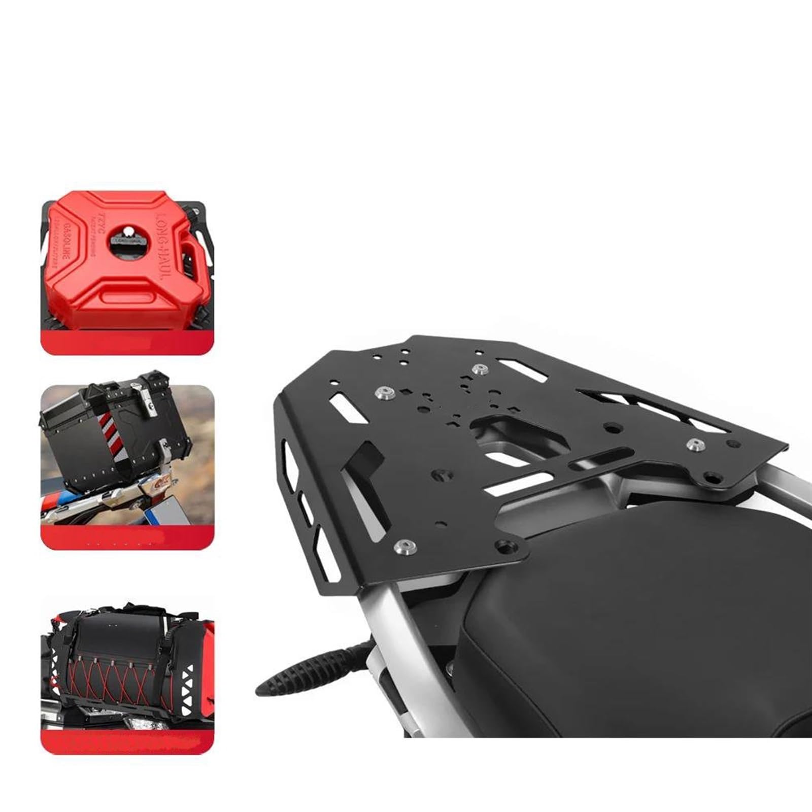 Motorrad-Heckgepäckträgerhalterung Halterungsverlängerung Für BMW R1250GS 1200 GS R1250 R1200GS LC GSA ADV Adventure(Style 2)