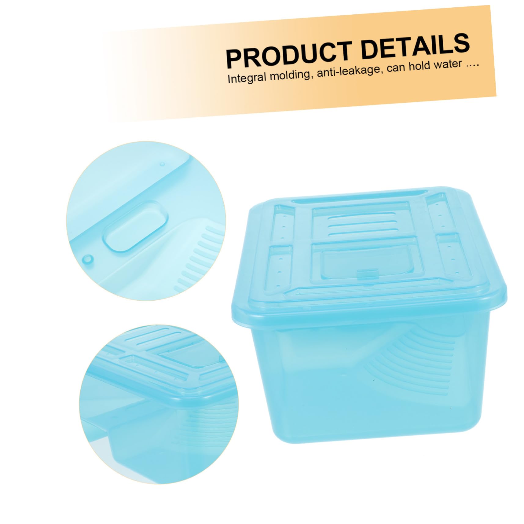 Terrario per Tartarughe Piattaforma Solare e Vasca in Plastica Sicura, Stabile e Ampia Superficie per Nuotare, Alimentare e Riposare Piccoli Rettili e Tartarughe Domestiche