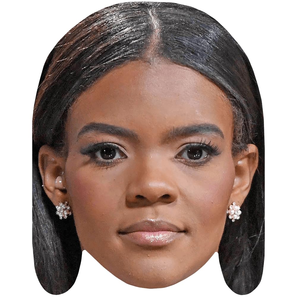 Candace Owens (Stoic) Celebrity Mask, Flat Card Face, Fancy Dress Mask