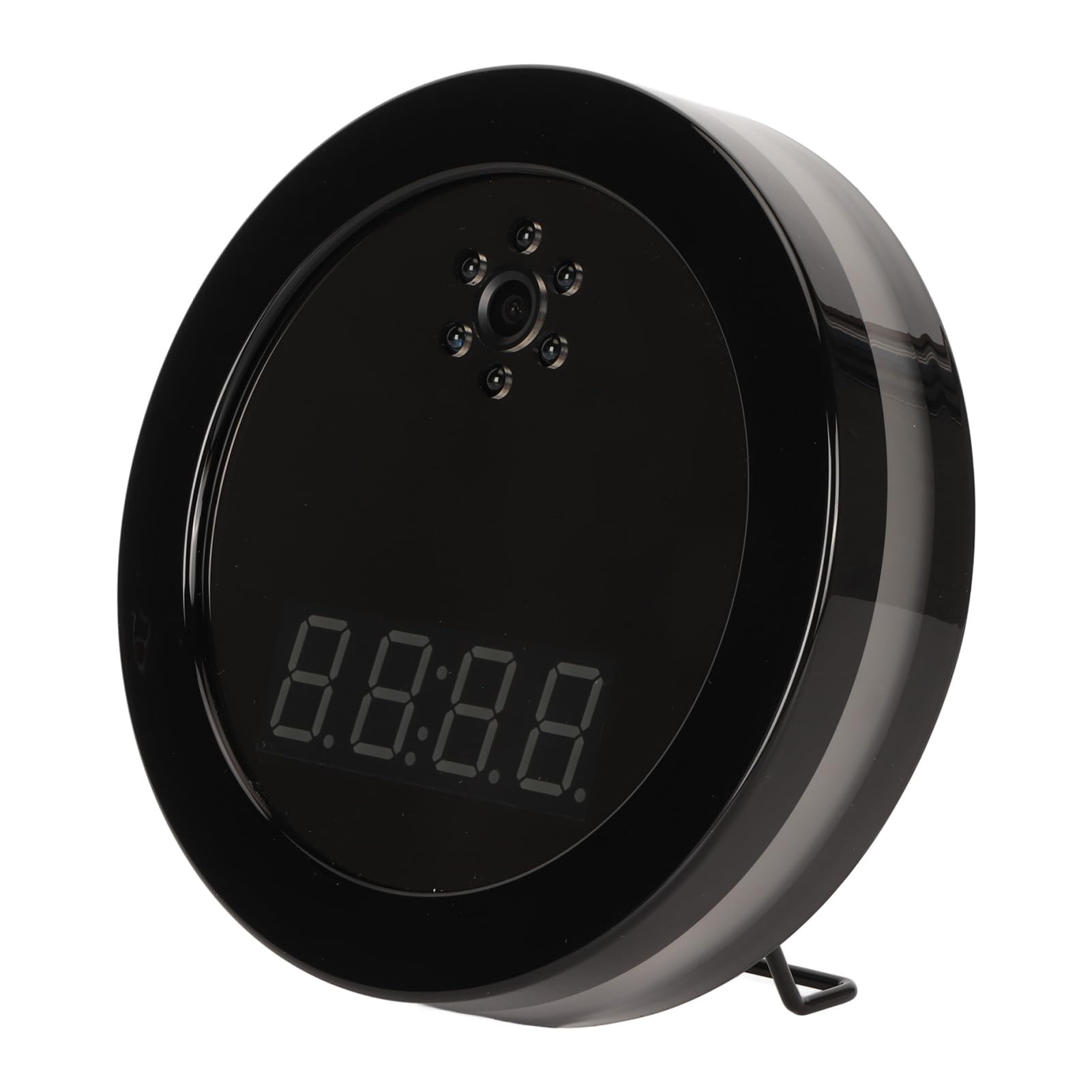 Bezprzewodowa Kamera Z Zegarem WIFI, Noktowizor/kolorowe światło/dwukierunkowe Audio/Wi-Fi/wykrywanie Monitorowania/zegar, Bezprzewodowa Kamera 2MP Do Opieki Nad Dziećmi, Opieka Nad Zwierzętami, Monit