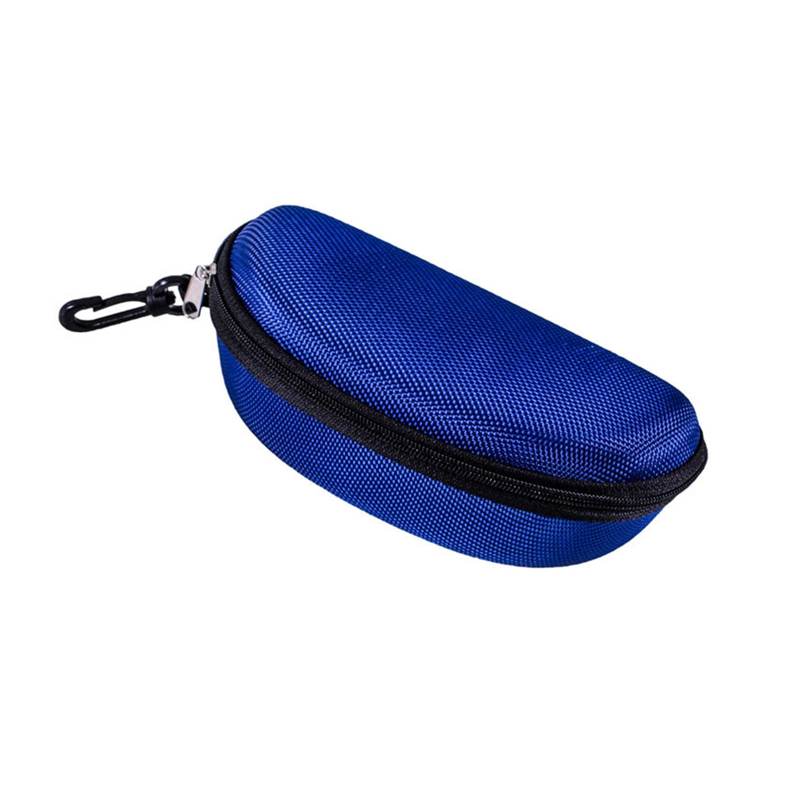 Boîte étui à lunettes compression antichoc noir mat avec mousqueton sac - 3
