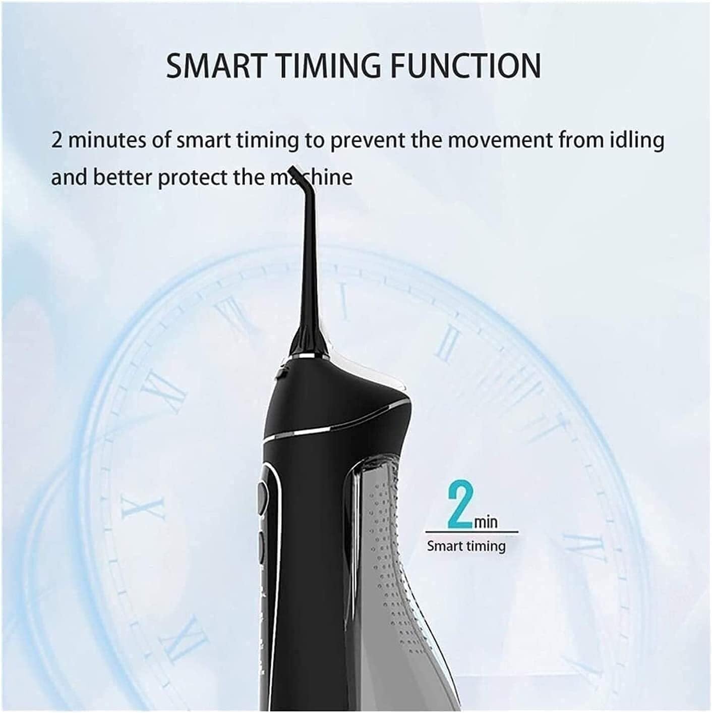 GeRRiT Water Flosser Cordless for Teeth, 200ML Professional Dental Oral Irrigator, Portable And Rechargeable IPX7 Waterproof ，Teeth Cleaner for Home Travel, Braces And Bridges Care