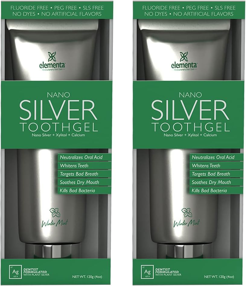 Elementa Silver - Wintermint Tooth Gel (2 Pack) - Wintermint