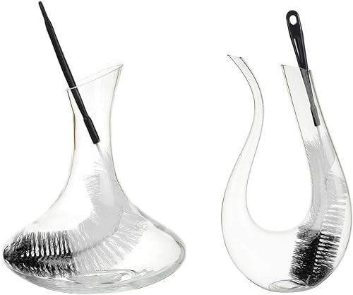 Miniatura 8 de ALINK Paquete de 3 cepillos largos de limpieza para botellas de cuello estrecho para cervezavinofrascotermopozo deportivo, limpiador de botellas de